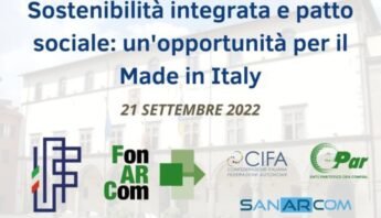 Sostenibilità integrata e patto sociale opportunità-made in Italy