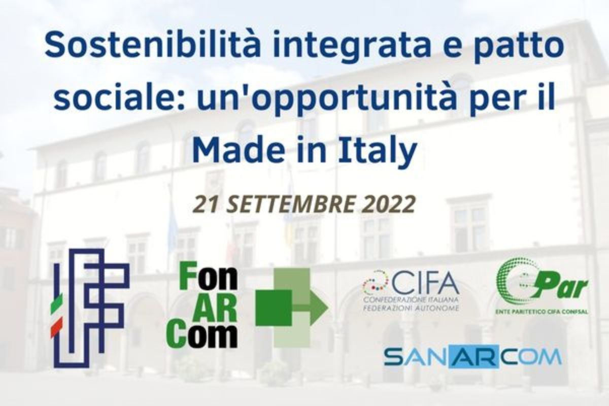 Sostenibilità integrata e patto sociale opportunità-made in Italy