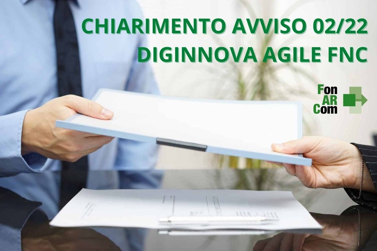 Chiarimento avviso 0222 Diginnova Agile FNC