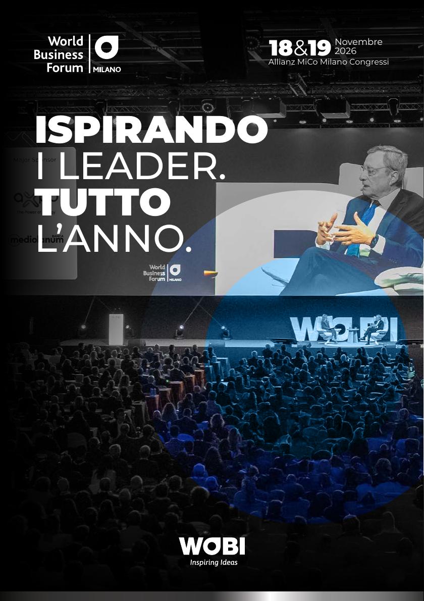 Copertina della brochure World Business Forum Milano 2026